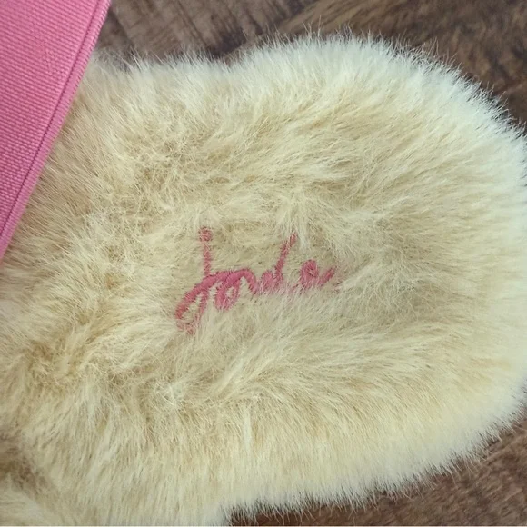 BNWT Joules Faux Fur Slippers Size Large - Picture 4 of 7